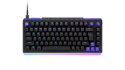 G512 X 75 - Svart - Engelska internationellt (QWERTY)