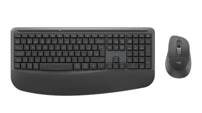 Signature Comfort Plus Combo MK880 - Grafitgrå - Engelska Storbritannien (QWERTY)