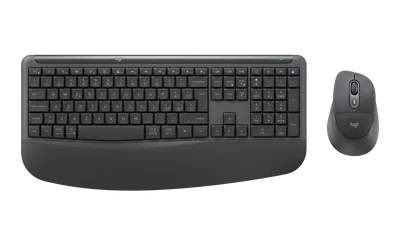 Signature Comfort Plus Combo MK880 - Grafitgrå - Italienska (QWERTY)