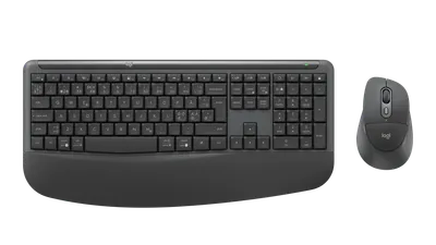 Signature Comfort Plus Combo MK880 - Grafitgrå - Danska/norska/svenska/finska (QWERTY)