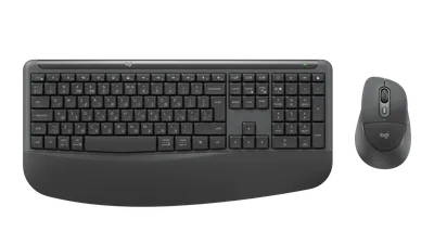 Signature Comfort Plus Combo MK880 - Grafitgrå - Hebreiska (QWERTZ)
