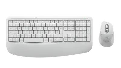 Signature Comfort Plus Combo MK880 - Naturvit - Tyska (QWERTZ)