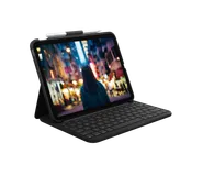 Slim Folio for iPad - Black - Spanska (QWERTY)