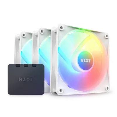 F120 RGB Core Triple Pack White