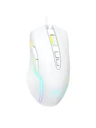 ONIKUMA CW905 Wired - Gamingmus - Optic - 7 knappar - Vit med RGB ljus