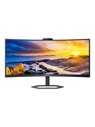 34" Philips 34E1C5600HE, Curved VA 3440x1440, 4 ms, 100Hz, höjdjusterbar, HDMI/DP/USB-C 65W, USB 3.2-hubb, högtalare, webbkamera