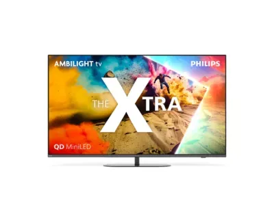 The Xtra 950 4K QD MiniLED Ambilight-TV 65 tum