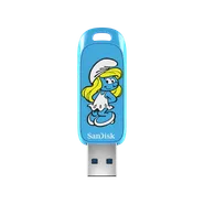 SanDisk Smurf USB Flash Drive, Smurfette Edition - 256GB