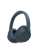 Sony WH-CH720N - Hörlurar med mikrofon - fullstorlek - Bluetooth - trådlös, kabelansluten - aktiv brusradering - 3,5 mm kontakt - blå