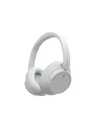 Sony WH-CH720N - Hörlurar med mikrofon - fullstorlek - Bluetooth - trådlös, kabelansluten - aktiv brusradering - 3,5 mm kontakt - vit