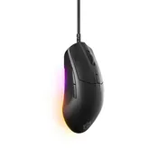 SteelSeries Rival 3 Optisk Kablet Sort