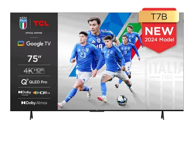 Serie T7B | TV 4K QLED con Google TV e Game Master 3.0 (75T7B)