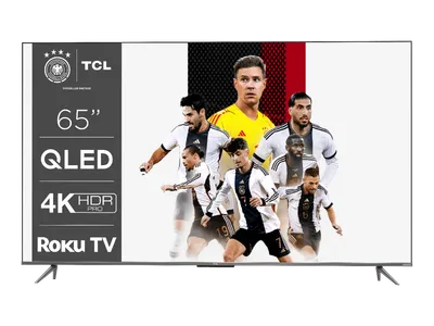 QLED-Fernseher (164 cm/65 Zoll, 4K Ultra HD, Smart-TV, Roku TV, HDR Pro, HDR10+, Dolby Vision, Game Master, HDMI 2.1, ONKYO Sound, Metallgehäuse) (65RC630)