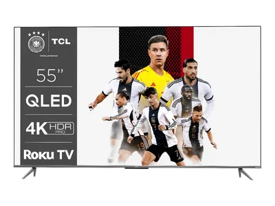QLED-Fernseher (164 cm/65 Zoll, 4K Ultra HD, Smart-TV, Roku TV, HDR Pro, HDR10+, Dolby Vision, Game Master, HDMI 2.1, ONKYO Sound, Metallgehäuse) (55RC630)