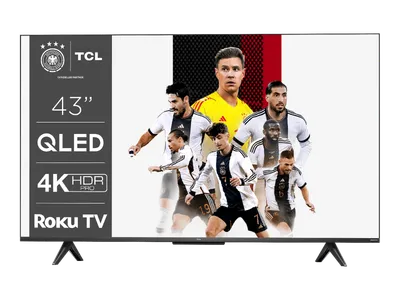 QLED-Fernseher (164 cm/65 Zoll, 4K Ultra HD, Smart-TV, Roku TV, HDR Pro, HDR10+, Dolby Vision, Game Master, HDMI 2.1, ONKYO Sound, Metallgehäuse) (43RC630)