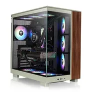 View 380 XL WS ARGB Matcha Green Mid Tower Chassis