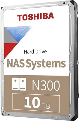Toshiba N300 - 10TB - Hårddisk - MN10ADA10TS - SATA-600 - 3,5"
