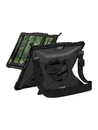 UAG Plasma Series Rugged Case for Surface Pro 9 - Plasma Series w/ Handstrap and Shoulder Strap- Clear - baksidesskydd för surfplatta